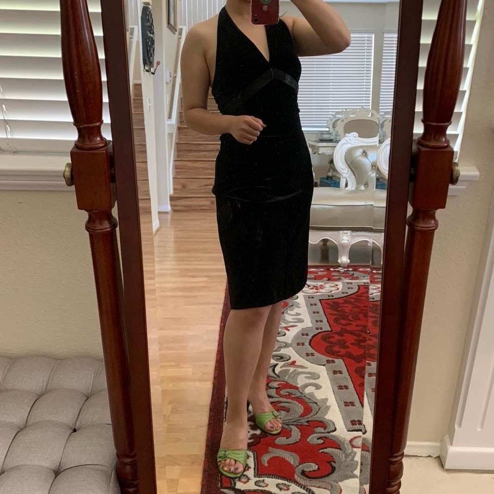 BCBGMAXAZRIA velvet dress
